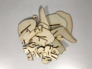 Meeresschildkröte als 3D Modell / Puzzle - Bausatz